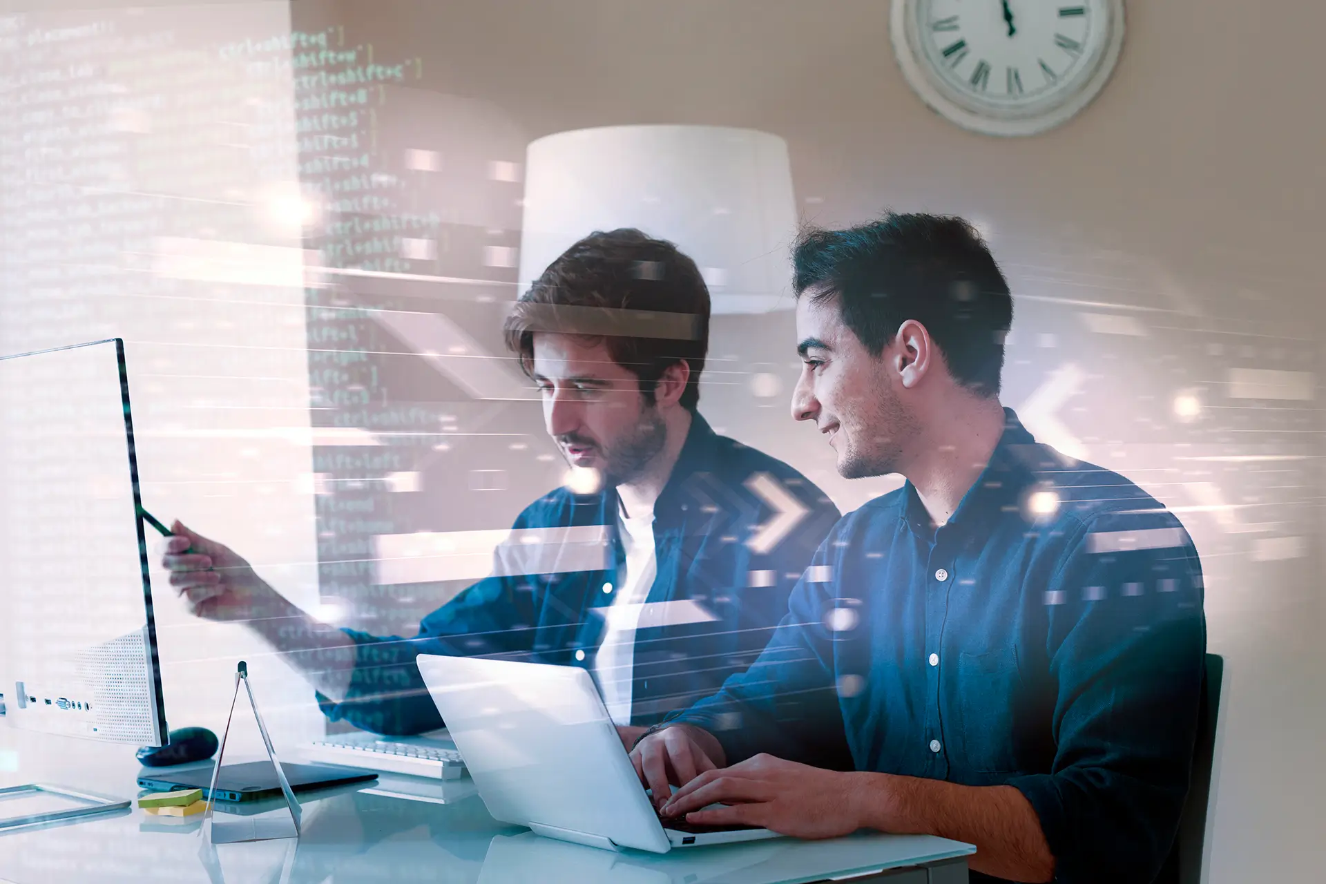person working html computer